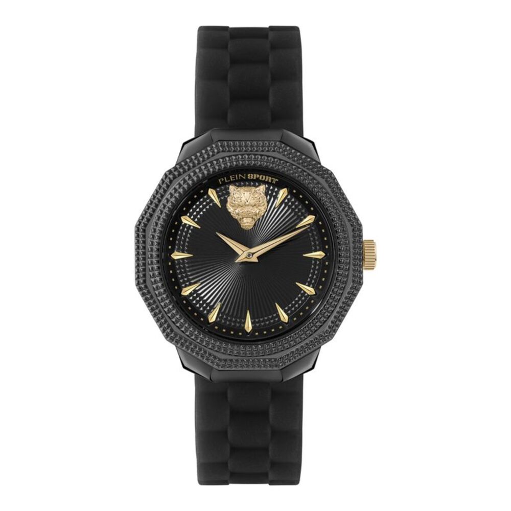 Plein Sport  Dynasty Silicone Watch Black Womens